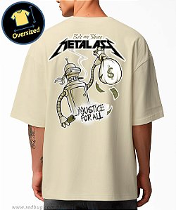 Camiseta Oversized Bender Metal Ass