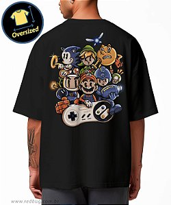 Camiseta Oversized Nostalgia Gamer