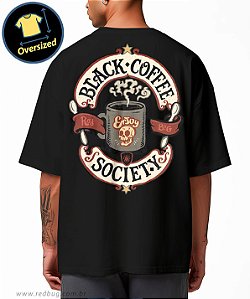 Camiseta Oversized Sociedade do café
