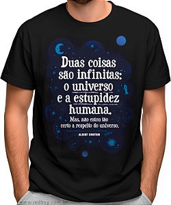 Camiseta Universo Infinito de Einstein