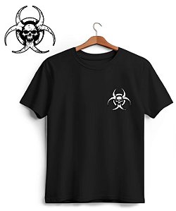 Camiseta Caveira Biohazard