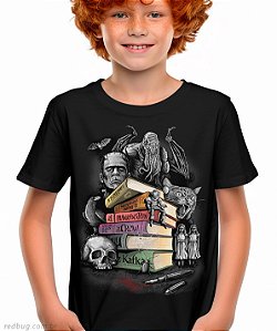 Camiseta literatura de terror