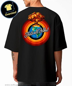 Camiseta Oversized Thats All Folks