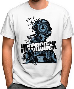 Camiseta Hitchcock Mestre do Suspense