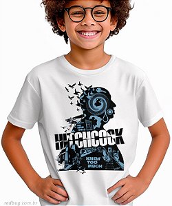Camiseta Hitchcock Mestre do Suspense
