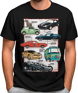 Camiseta Ícones da Cultura Pop