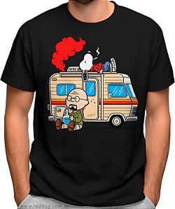 Camiseta Charlie White e Snoopy Pinkman