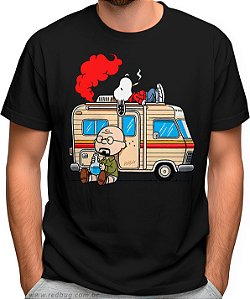 Camiseta Charlie White e Snoopy Pinkman
