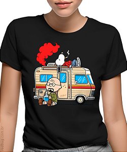 Camiseta Charlie White e Snoopy Pinkman