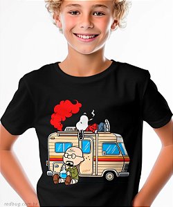 Camiseta Charlie White e Snoopy Pinkman