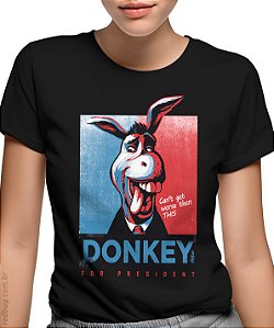 Camiseta Donkey For President