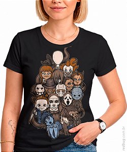Camiseta Pequenos Ícones do Terror
