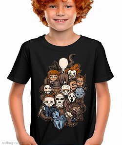 Camiseta Pequenos Ícones do Terror