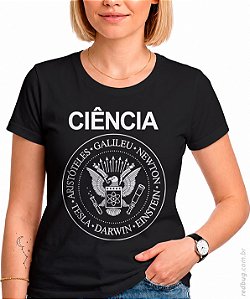 Camiseta Ciência Punk Rock