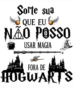 Camiseta Paciência Nível Hogwarts