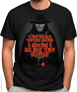 Camiseta V for Vendetta