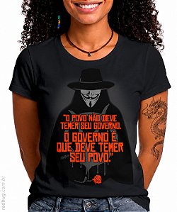 Camiseta V for Vendetta