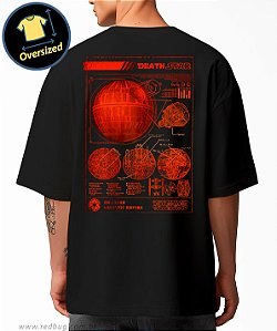 Camiseta Oversized Death Star