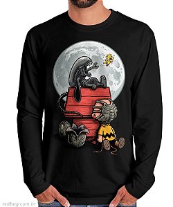 Manga Longa Space Alien Doghouse