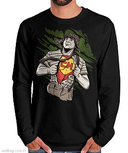 Manga Longa Chespirito Colorado