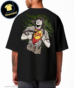 Camiseta Oversized Chespirito Colorado