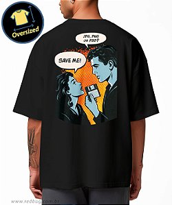 Camiseta Oversized Love Saves