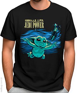 Camiseta Baby Yoda Nirvana