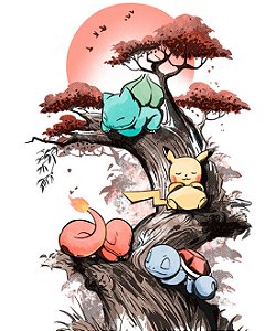 Camiseta Poké Tree