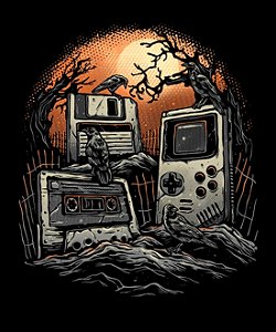 Camiseta Relíquias Do Game Over