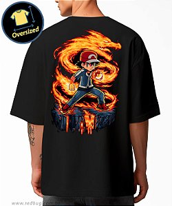 Camiseta Oversized Fire Ash