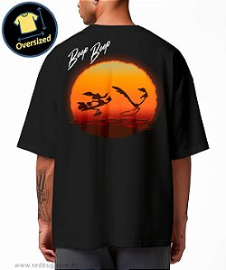 Camiseta Oversized Beep Beep Papa-Léguas