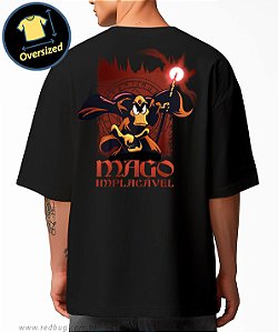 Camiseta Oversized Mago Implacável