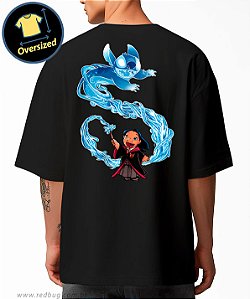 Camiseta Oversized Stitch Patronum
