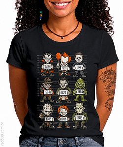 Camiseta Vilões Épicos Fichados