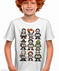 Camiseta Vilões Épicos Fichados