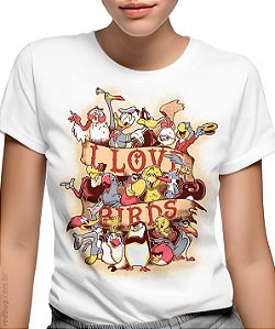 Camiseta I Love Birds