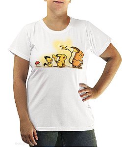 Camiseta  Evolução Pokémon