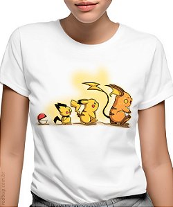 Camiseta Evolução Pokémon