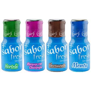 + Sabor Fresh Ice Gel Comestível 15ml Garji