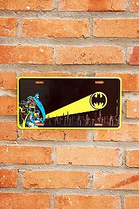 Placa de Metal Batman Oficial