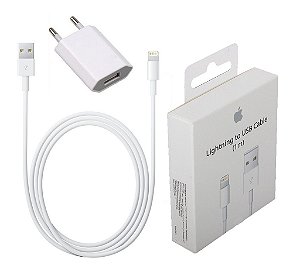 Carregador + Cabo de Dados Original do Iphone 5 , Iphone 6 e ... Carregador + Cabo de Dados Original do Iphone 5 , Iphone 6 e ...