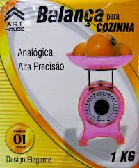 Balança Analógica Até 1Kg para Cozinha - Art House Balança Analógica Até 1Kg para Cozinha - Art House