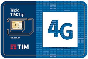 Tim Chip Triplo Corte Tecnologia 4G Pré Nacional Tim Chip Triplo Corte Tecnologia 4G Pré Nacional