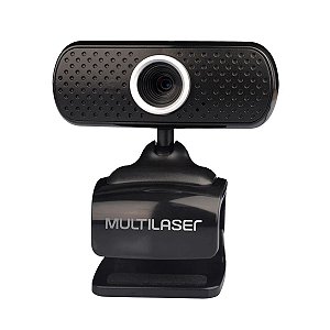 Webcam Multilaser 480p, USB, com Microfone Integrado e Sensor CMOS - WC051