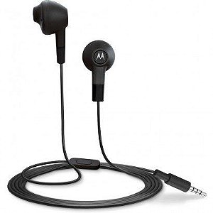 Fone Estereo Com Fio Motorola Moto Earbuds In Ear Preto ... Fone Estereo Com Fio Motorola Moto Earbuds In Ear Preto ...