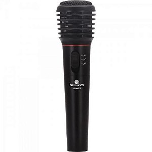 Microfone com e sem Fio VHF WPM-101 Preto HARMONICS