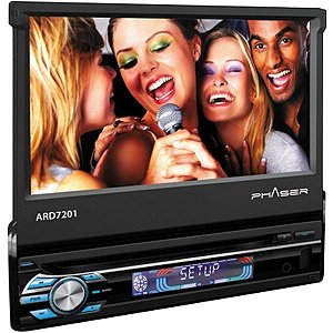 DVD Automotivo Multimídia Phaser ARD7201 7" USB/SD com Controle Remoto
