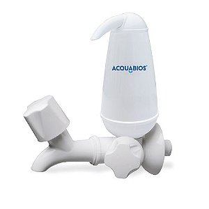 Torneira Com Filtro Fixa Branco x Branco E05 Acquabios