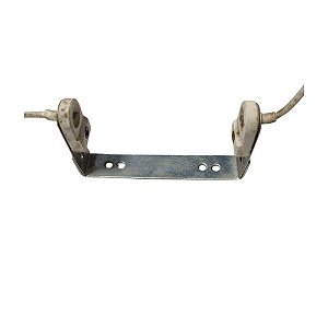 Soquete C/ Cavalete R7s P/ Lâmpada Halogena Palito 78mm