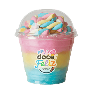 Algodão Doce + Marshmallow | Tricolor | Tampa Bolha